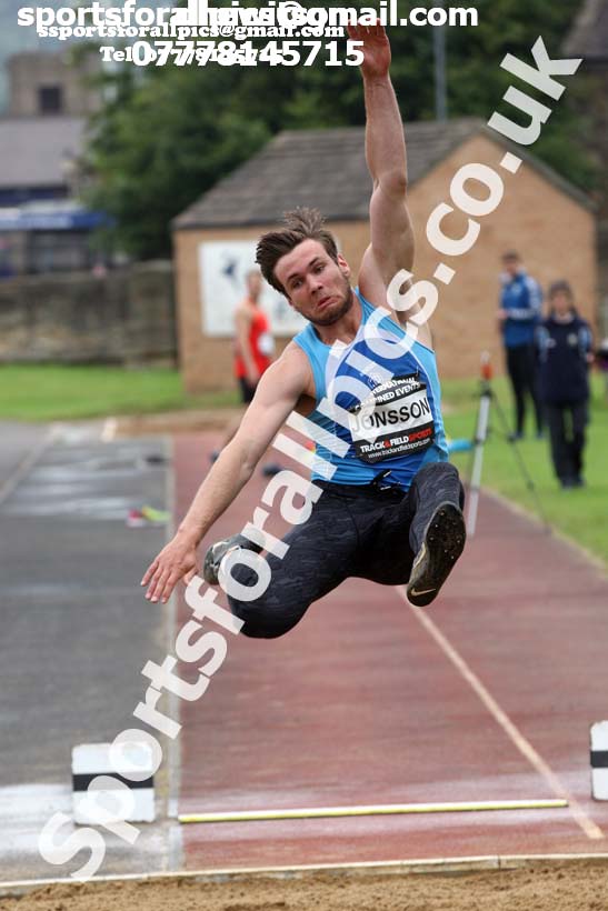 Mens decathlon long jump, EAP International Cominted Events, Hexham. Photo: David T. Hewitson/Sports for All Pics